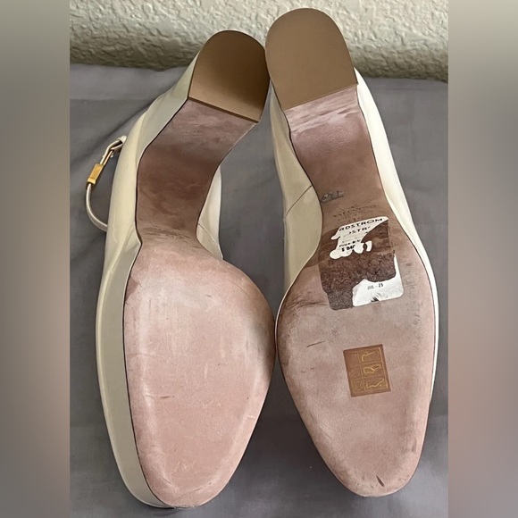 Valentino Garavani Tan Go Patent Leather Platform Heels $1150 - Picture 7 of 15